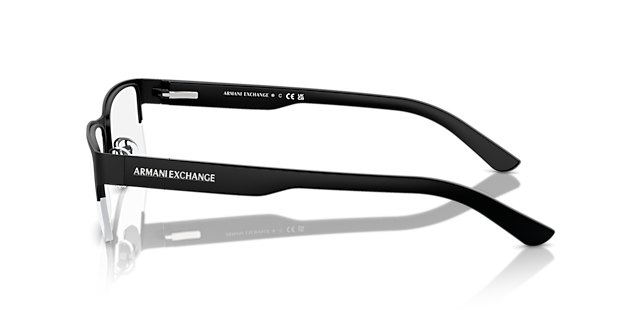 AX1014 Matt Schwarz MetallEyeglass Frames von B24, Seitenansicht