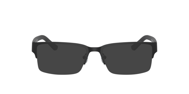 AX1014 Matt Schwarz MetallEyeglass Frames von B24, mit getönten Gläsern