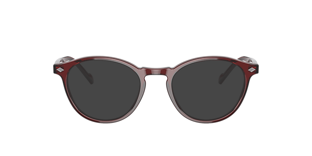 VO5326 Bordeaux transparent AcetatEyeglass Frames von B24, mit getönten Gläsern