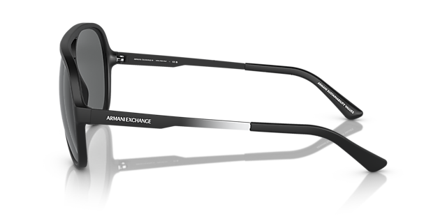 AX4133S Matzwart KunststofSunglass Frames van B24, Zijaanzicht