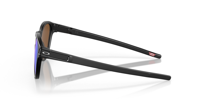 Latch™ Matzwart KunststofSunglass Frames van B24, Zijaanzicht