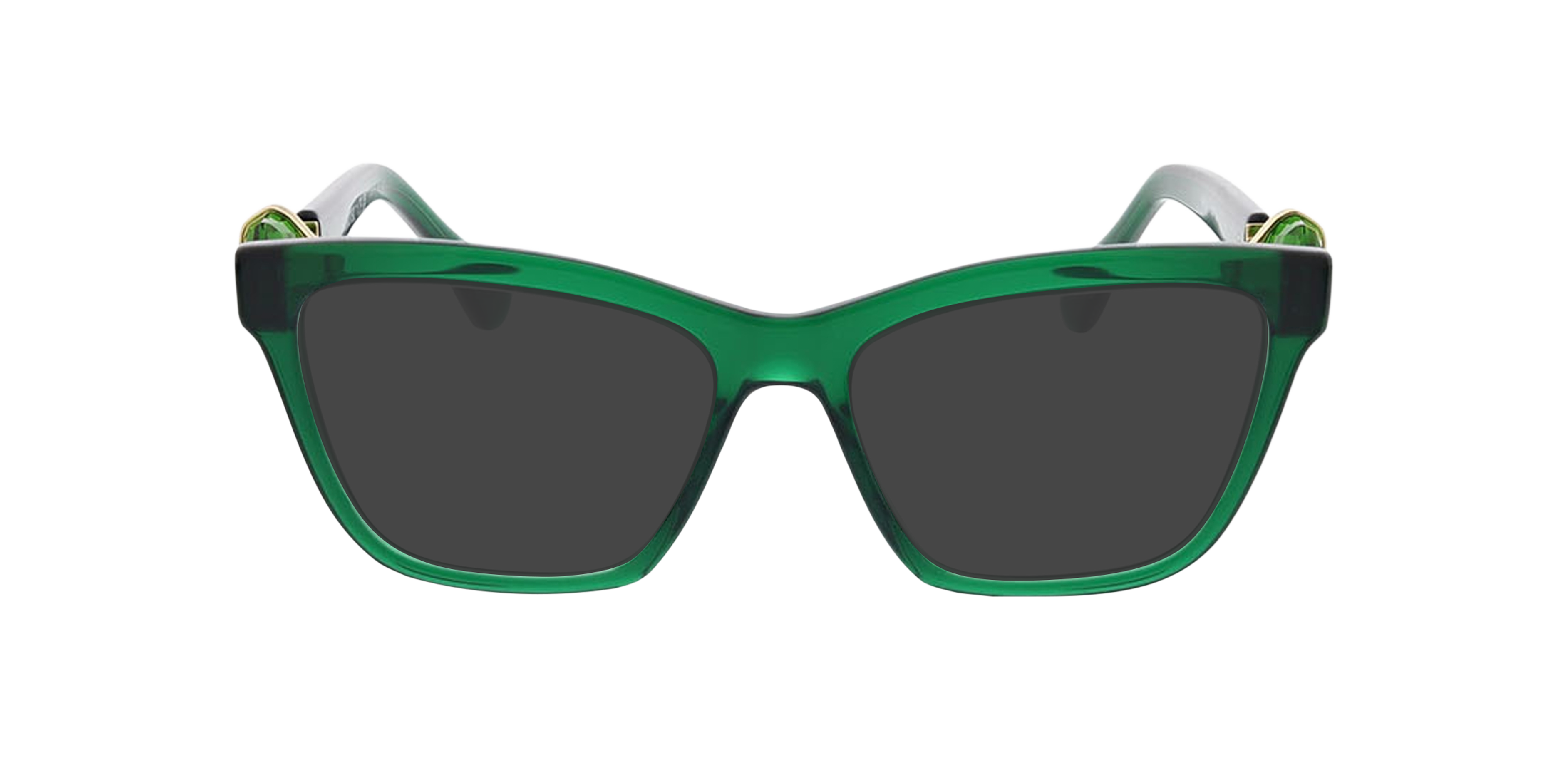 SK2021 Transparant groen AcetaatEyeglass Frames van B24, met getinte lenzen