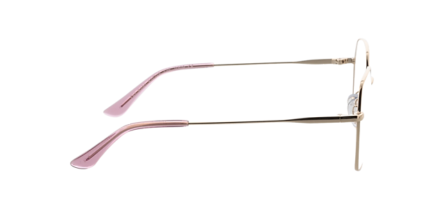 Claire Goud  &  kristal roze MetaalEyeglass Frames van B24, Zijaanzicht