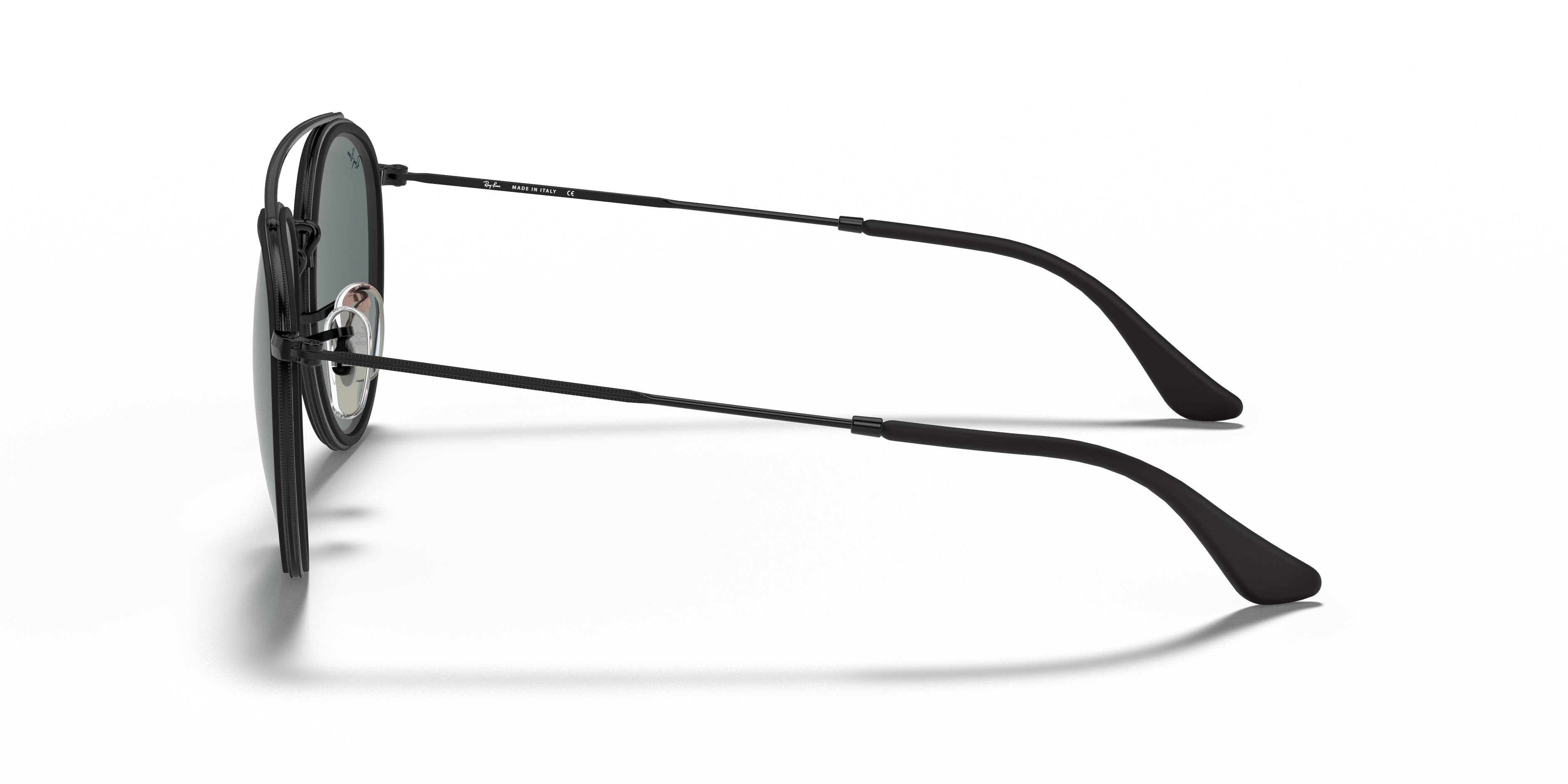 RB3647N Zwart MetaalSunglass Frames van B24, Zijaanzicht