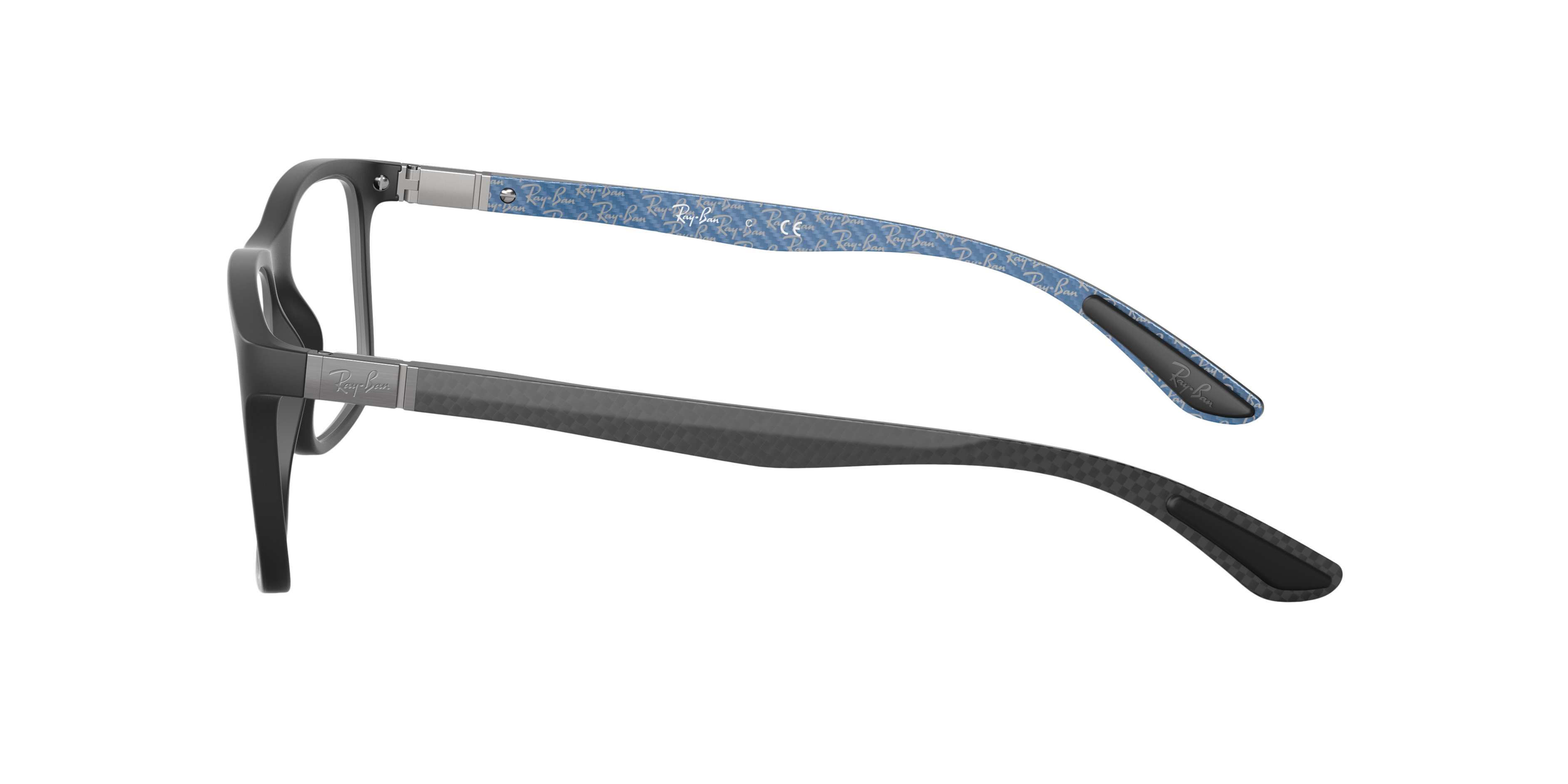 RB8908 Zwart KunststofEyeglass Frames van B24, Zijaanzicht