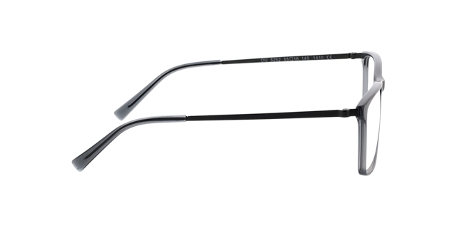 Perry Kristal grijs & mat donkergroen AcetaatEyeglass Frames van B24, Zijaanzicht