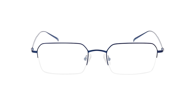 Tommy Matt Dark Blue MetaalEyeglass Frames van B24, Vooraanzicht