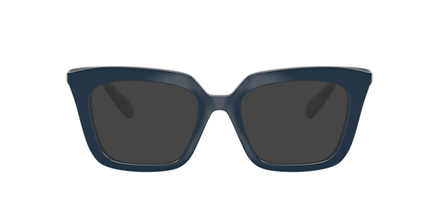 SK2043 Blauw KunststofEyeglass Frames van B24, met getinte lenzen