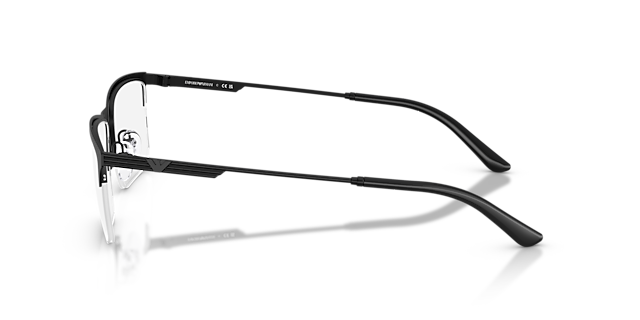EA1177 Matt Schwarz MetallEyeglass Frames von B24, Seitenansicht