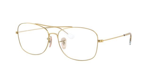 RB6499 Arista Gold MetallEyeglass Frames von B24, Dreiviertelansicht