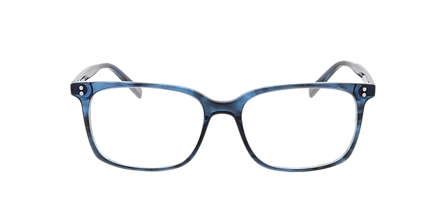 Richmond Kristall Blau Horn AcetatEyeglass Frames von B24, Vorderansicht