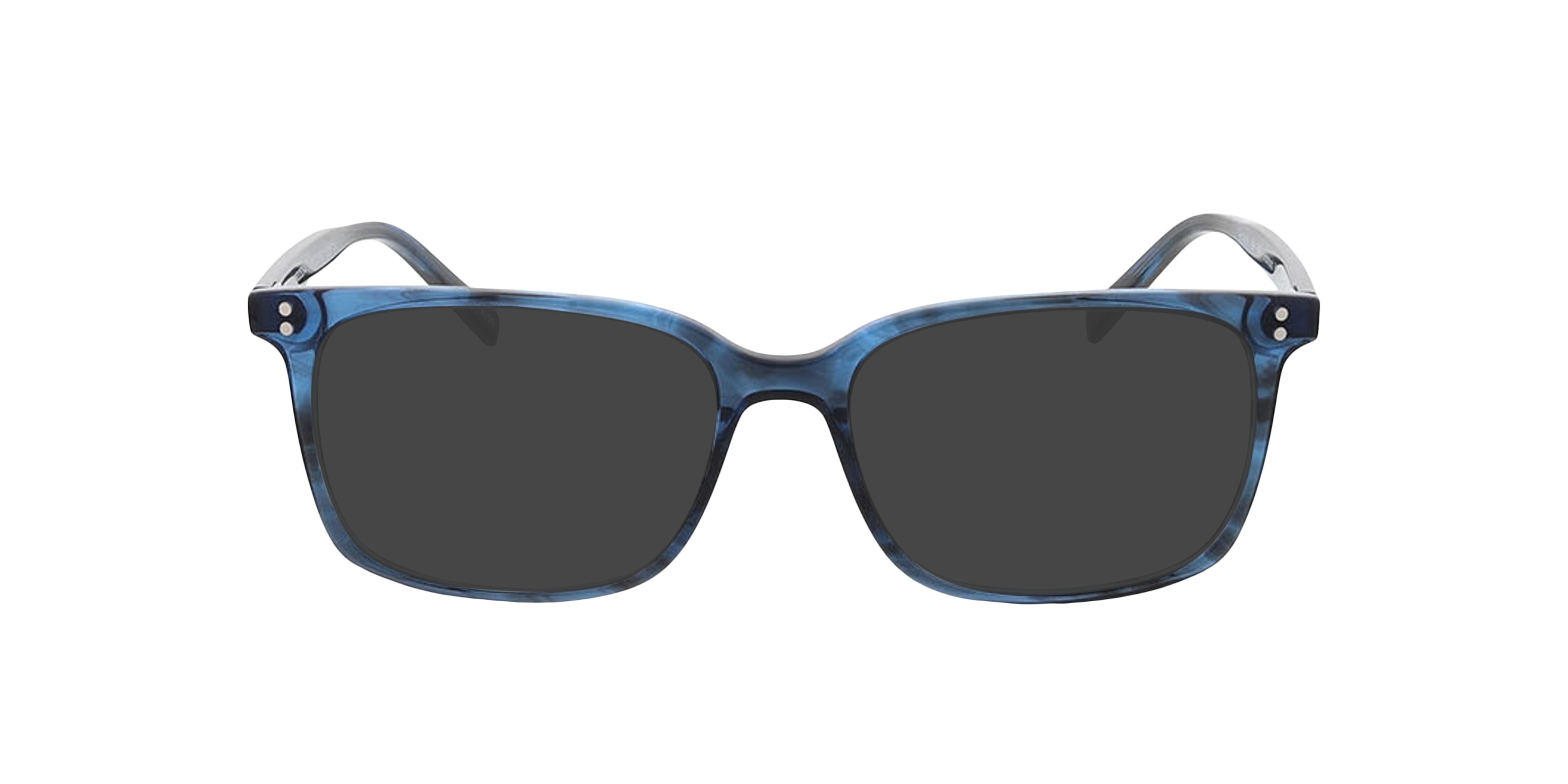 Richmond Kristall Blau Horn AcetatEyeglass Frames von B24, mit getönten Gläsern