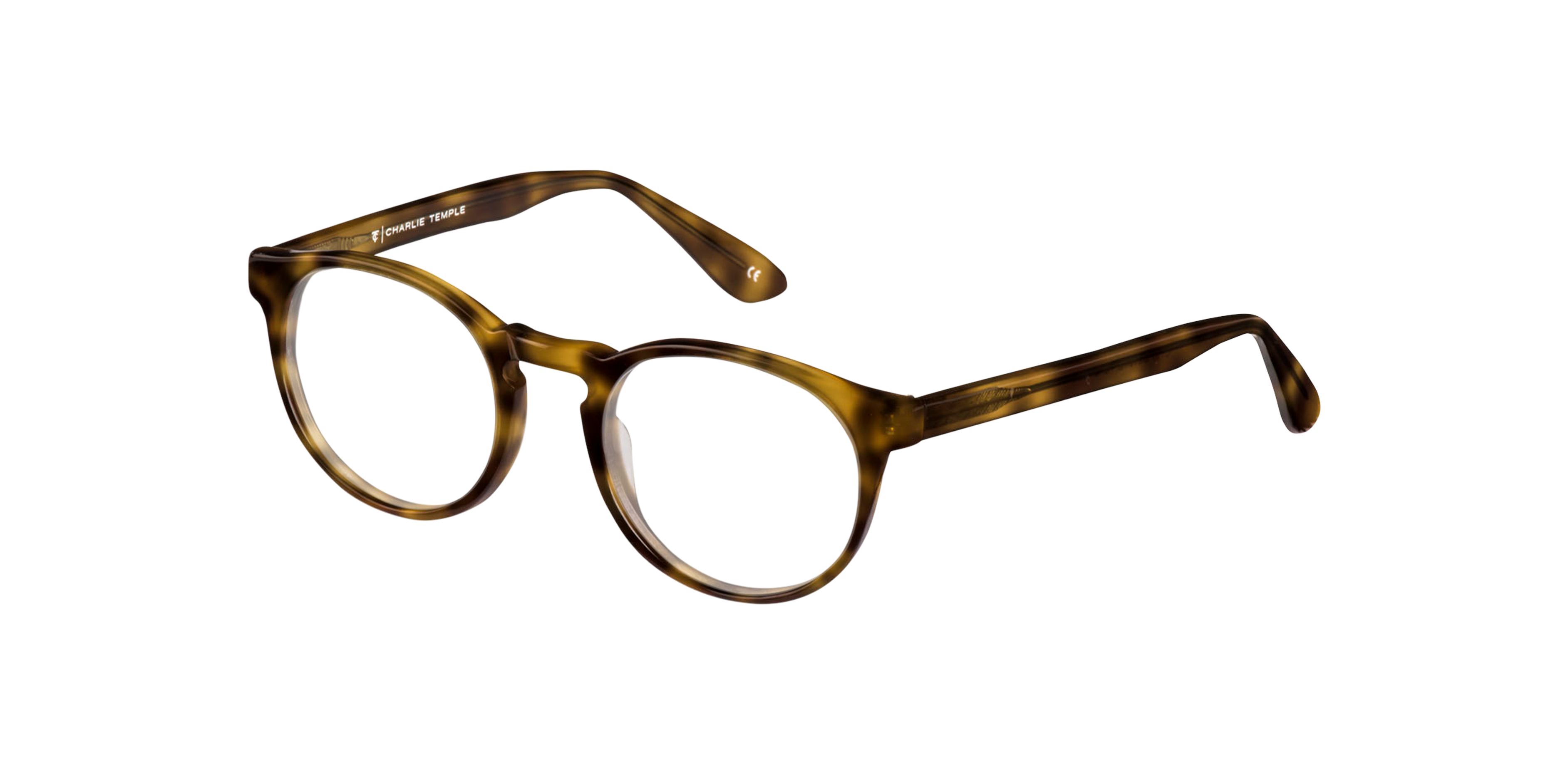 Steven S. Hazel Tortoise AcetatEyeglass Frames von B24, Dreiviertelansicht