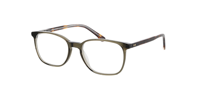 Kensington Green  &  Bilayer Havana Crystal AcetatEyeglass Frames von B24, Dreiviertelansicht