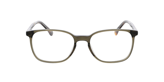 Kensington Green  &  Bilayer Havana Crystal AcetatEyeglass Frames von B24, Vorderansicht