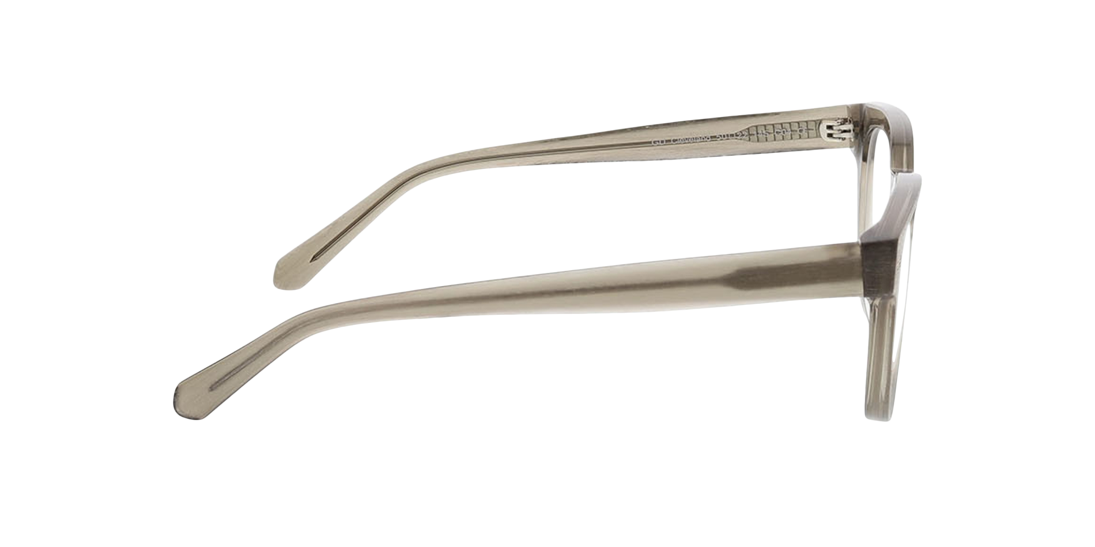 Cleveland Kristalgrijs AcetaatEyeglass Frames van B24, Zijaanzicht