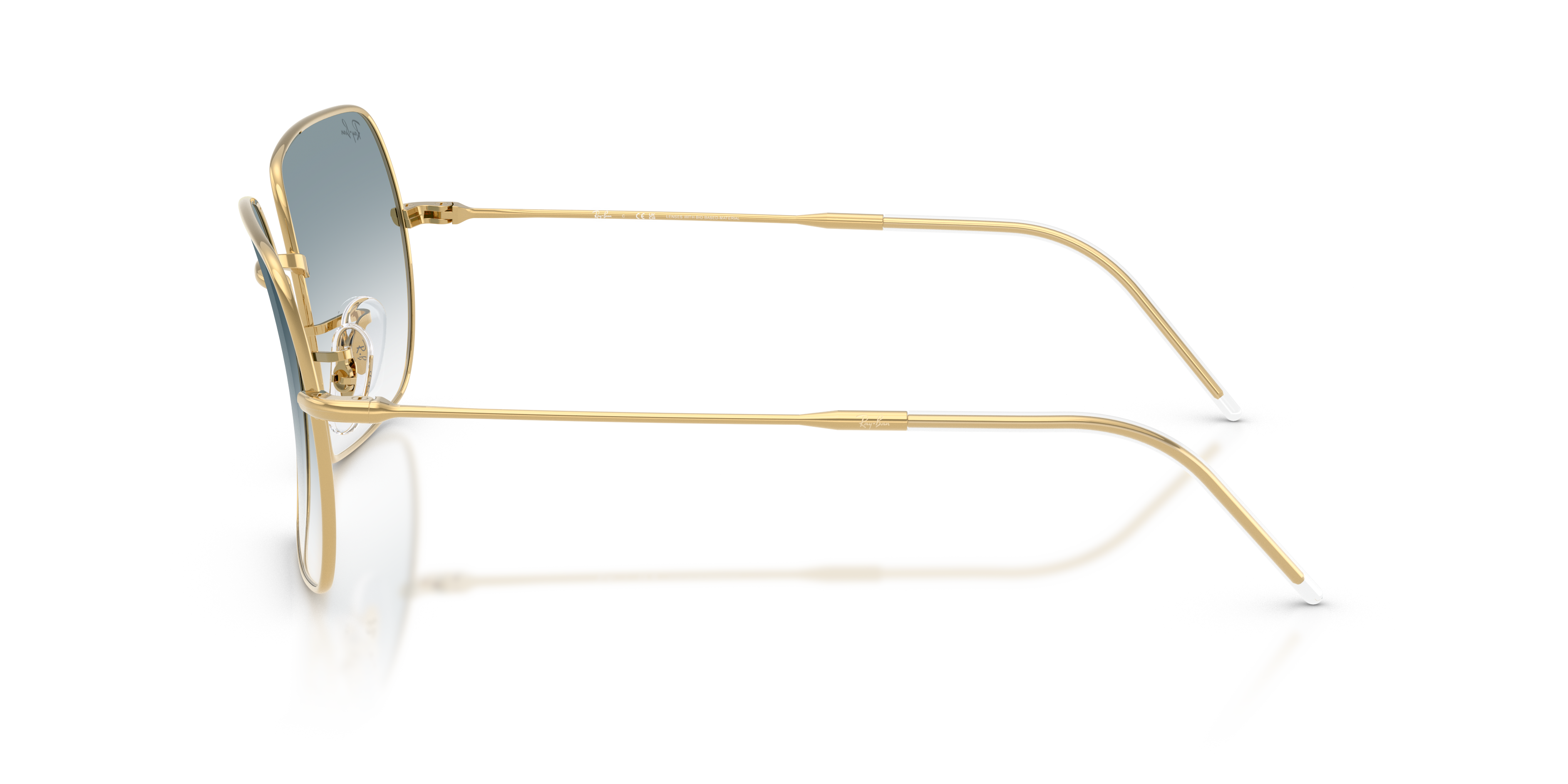 RBR0104S Arista goud MetaalSunglass Frames van B24, Zijaanzicht