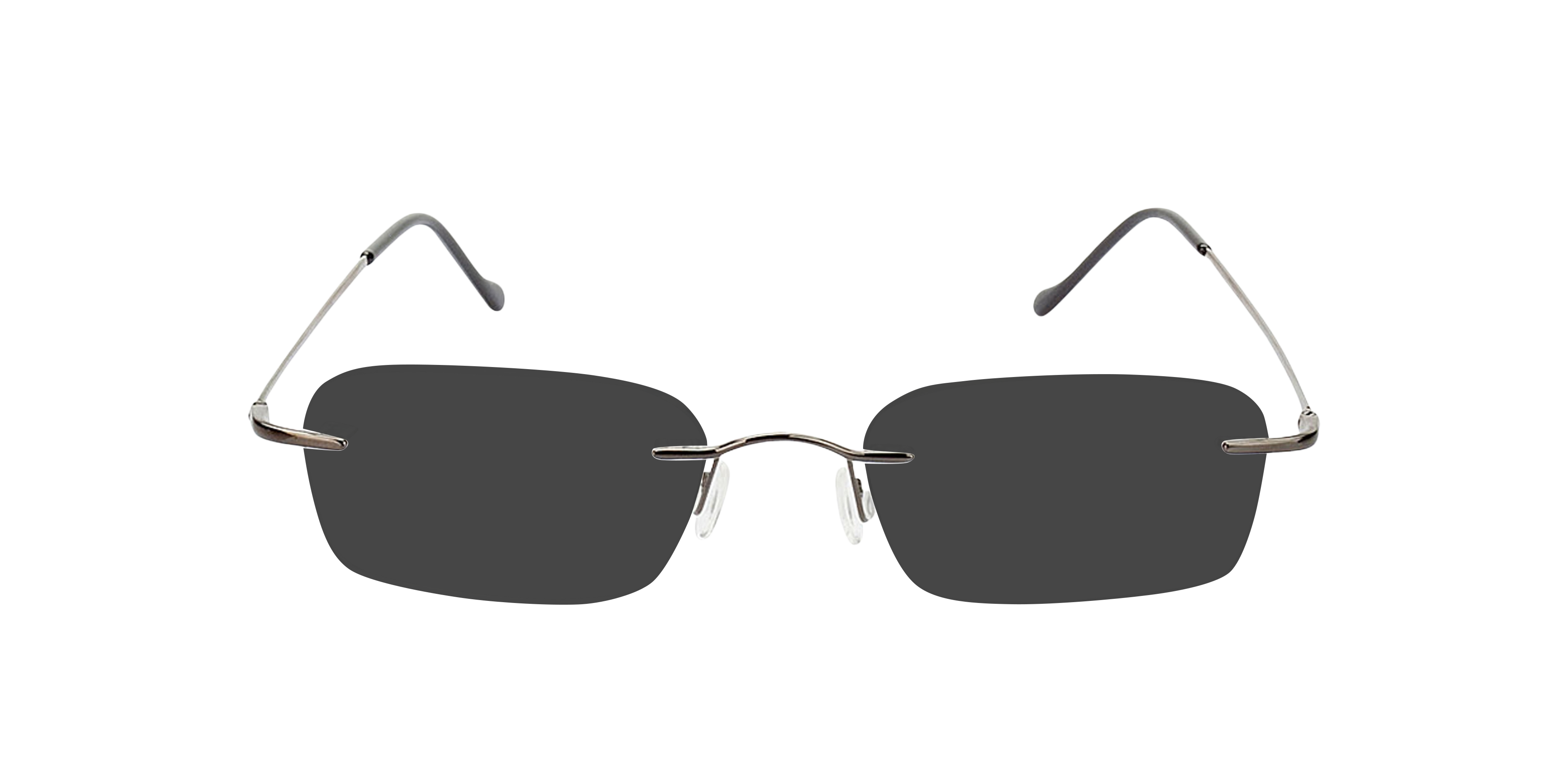 Bendigo Anthrazitgrau MetallEyeglass Frames von B24, mit getönten Gläsern