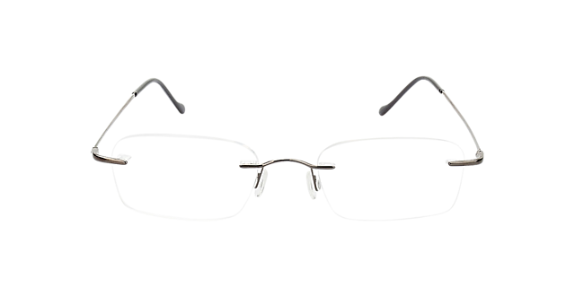Bendigo Antraciet MetaalEyeglass Frames van B24, Vooraanzicht
