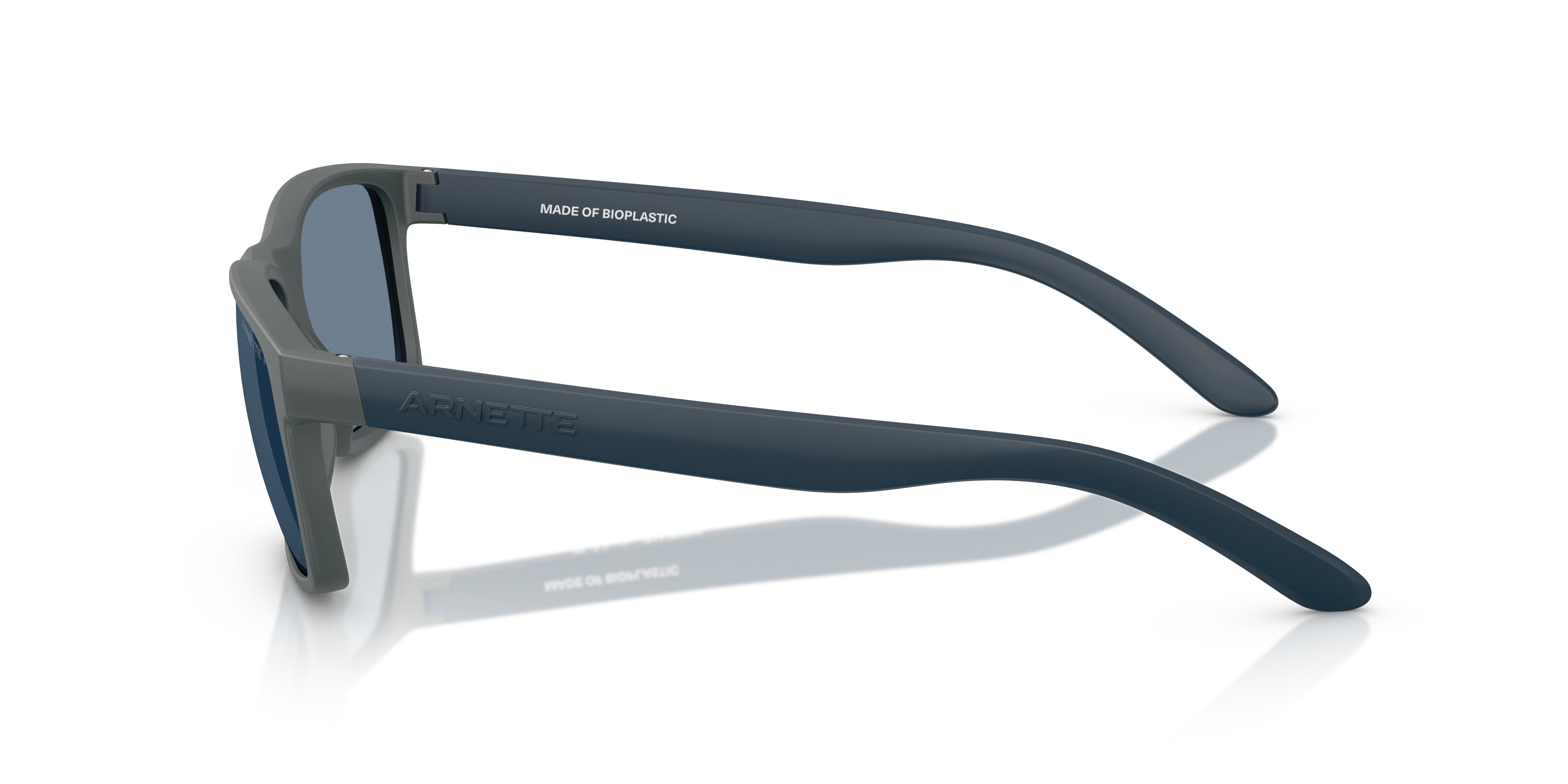 AN4185 Matte Dark Grey KunststoffSunglass Frames von B24, Seitenansicht