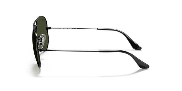 RB3025 Zwart MetaalSunglass Frames van B24, Zijaanzicht