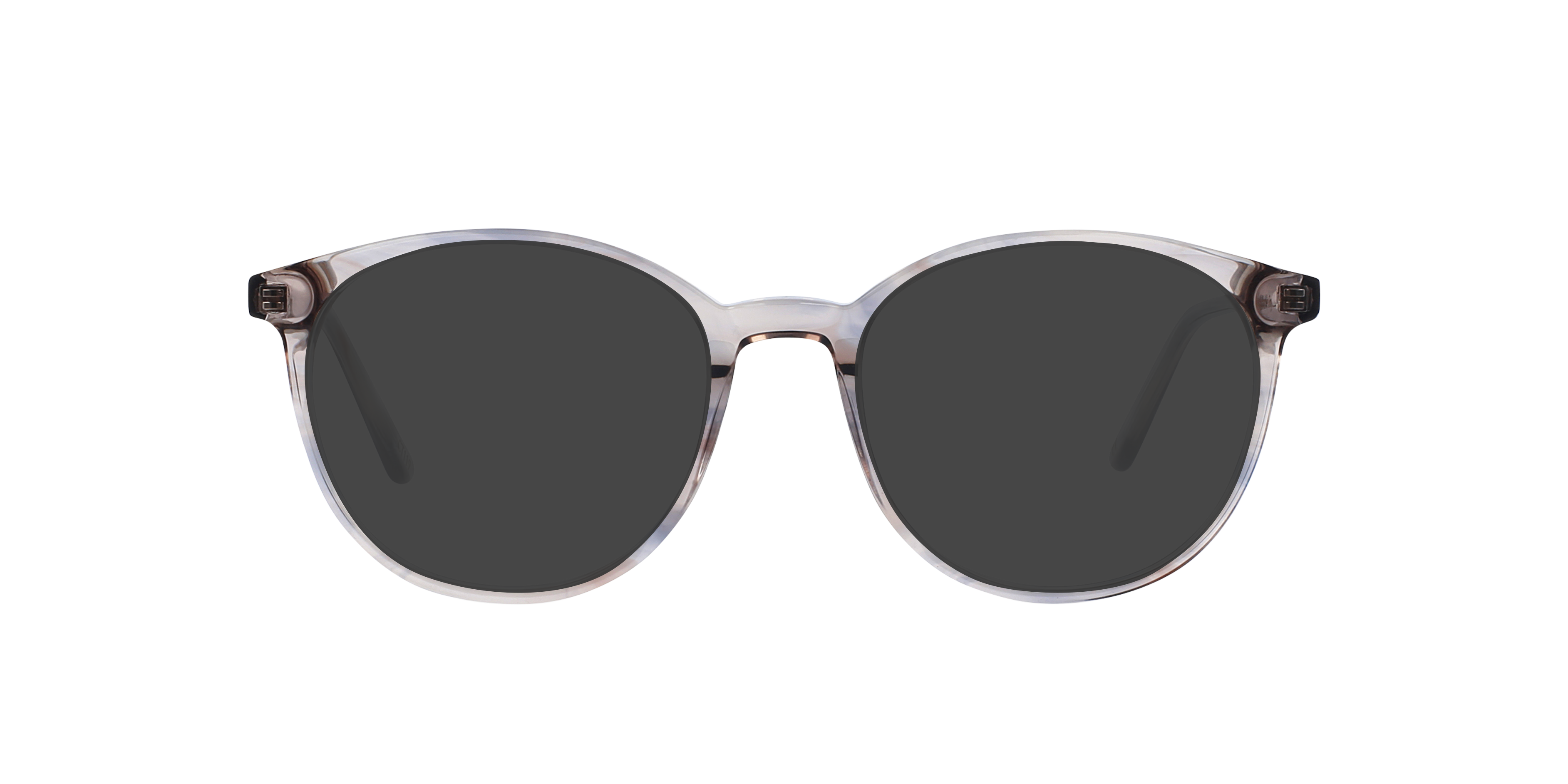 Sofia Marble Grey Stone AcetaatEyeglass Frames van B24, met getinte lenzen