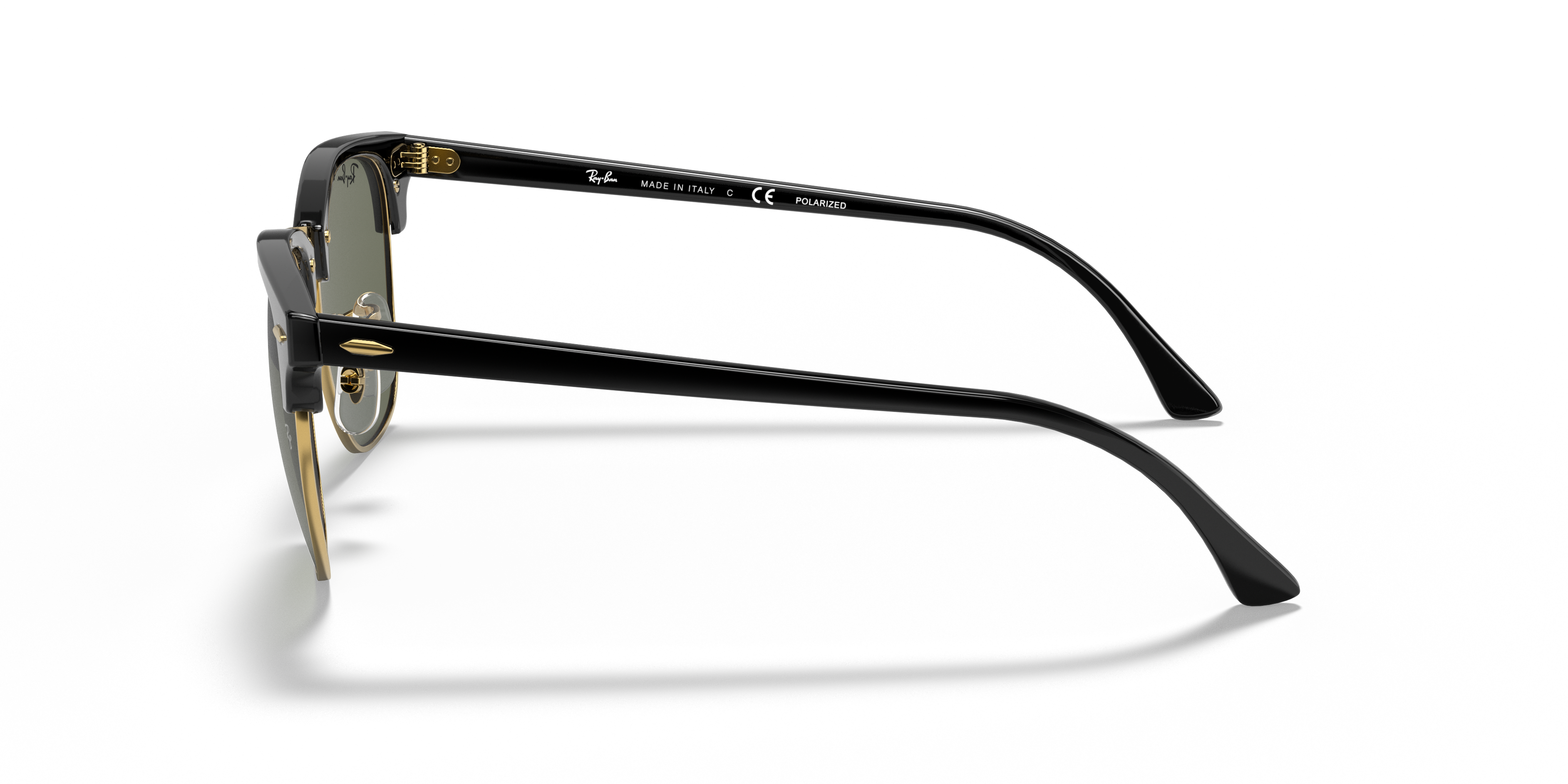 RB3016 Black & Gold AcetatSunglass Frames von B24, Seitenansicht