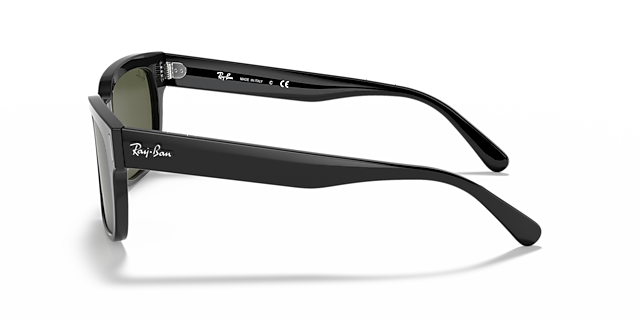 RB2190 Zwart AcetaatSunglass Frames van B24, Zijaanzicht