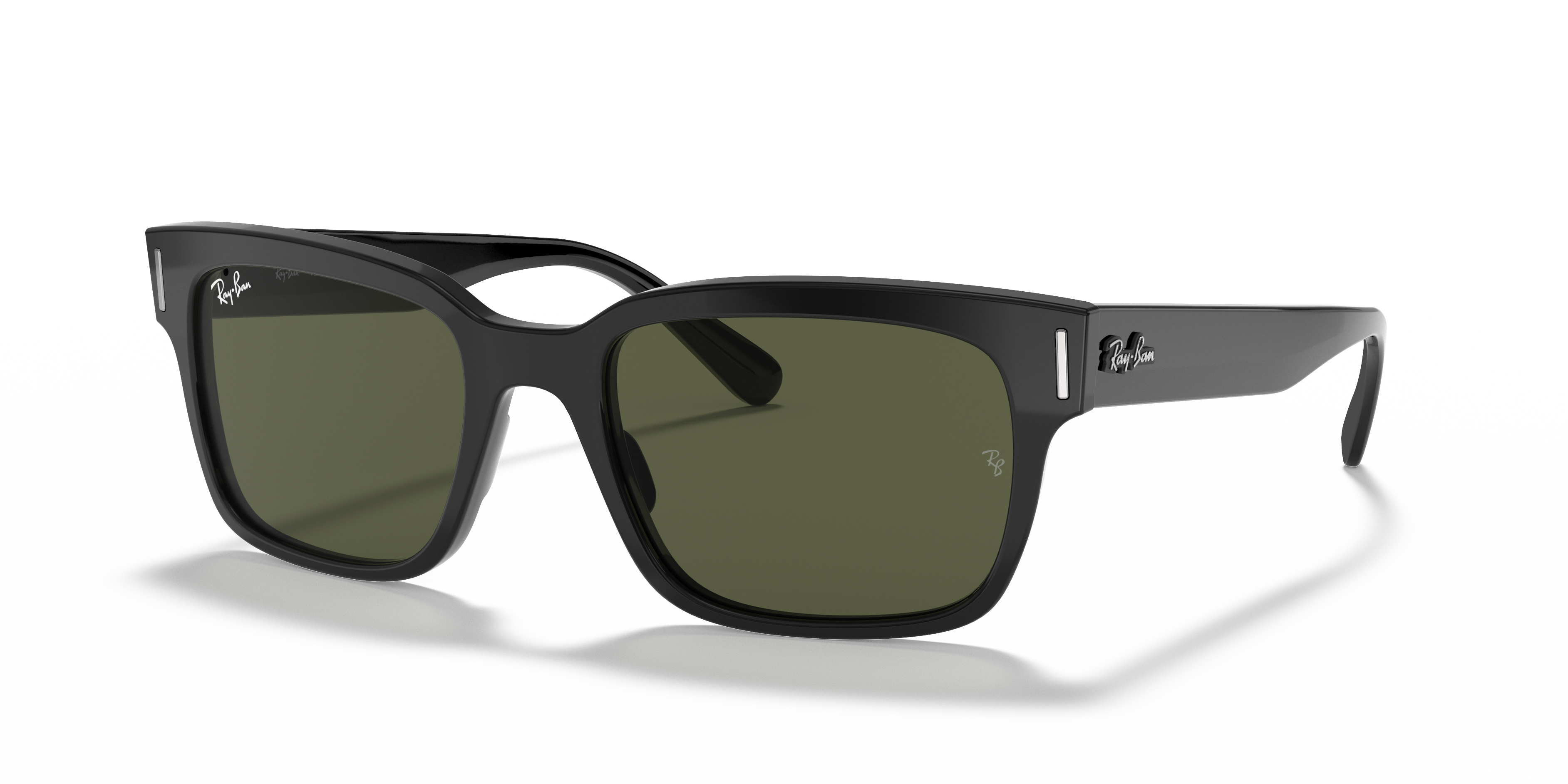 RB2190 Schwarz AcetatSunglass Frames von B24, Dreiviertelansicht