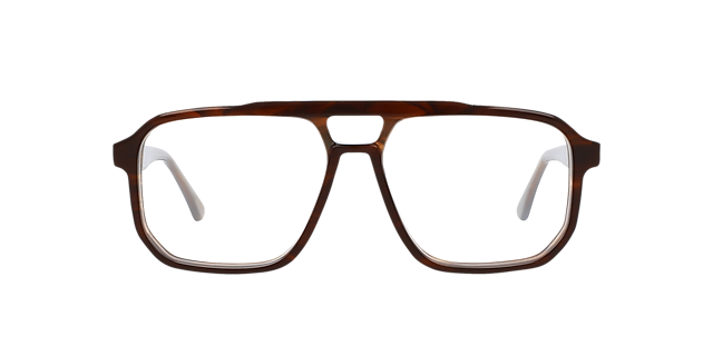 Craig Bahia Brown AcetaatEyeglass Frames van B24, Vooraanzicht
