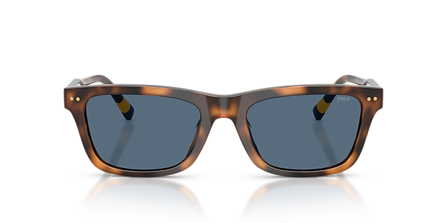 PH4240U Shiny Red Havana AcetaatSunglass Frames van B24, Vooraanzicht