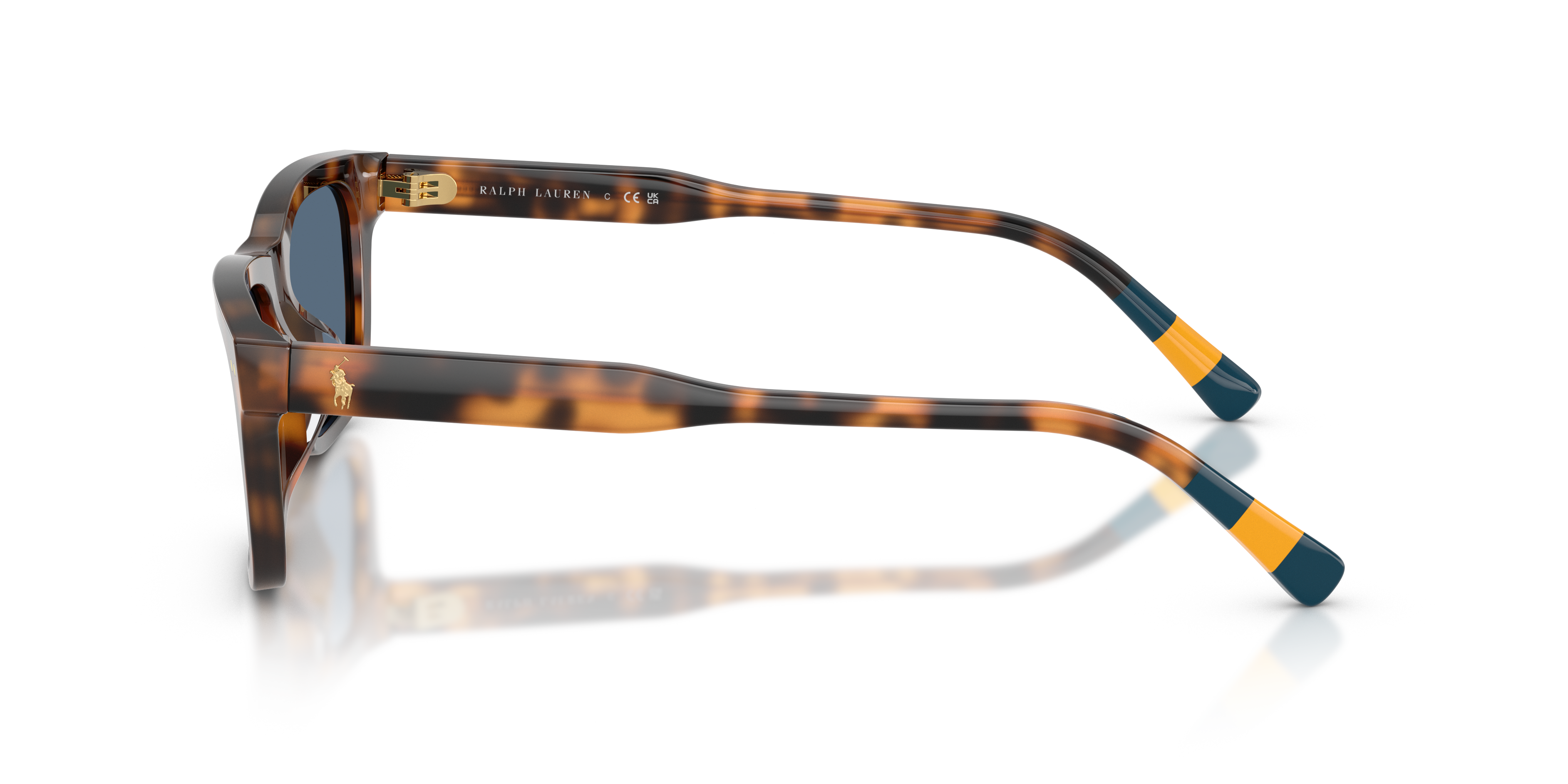 PH4240U Shiny Red Havana AcetaatSunglass Frames van B24, Zijaanzicht