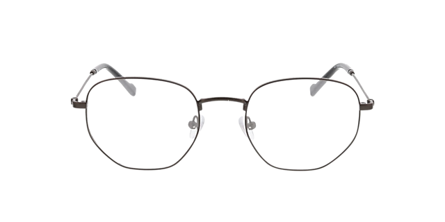 Halifax Matt Gun  &  Black MetallEyeglass Frames von B24, Vorderansicht