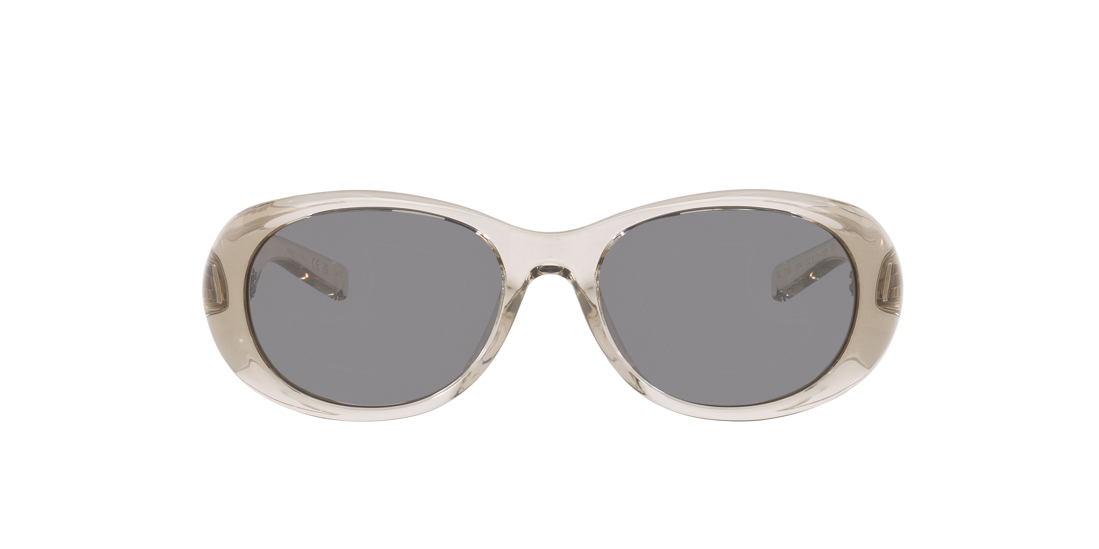 Sl 736 Brown Light KunststoffSunglass Frames von B24, mit getönten Gläsern