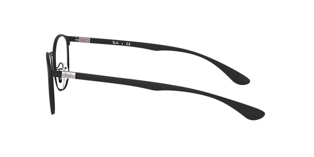 RB6355 Zwart MetaalEyeglass Frames van B24, Zijaanzicht