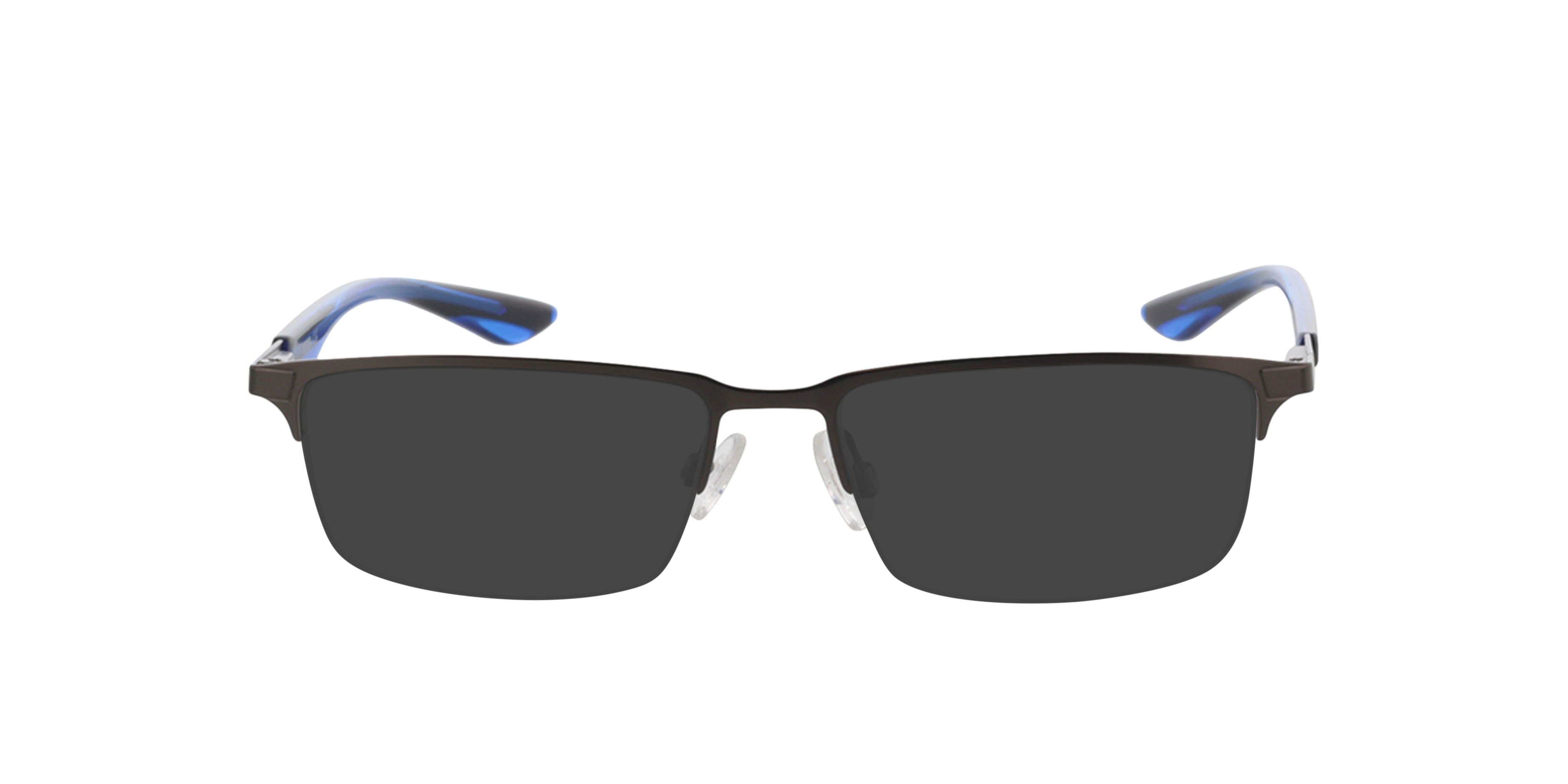 PU0064O Silber MetallEyeglass Frames von B24, mit getönten Gläsern