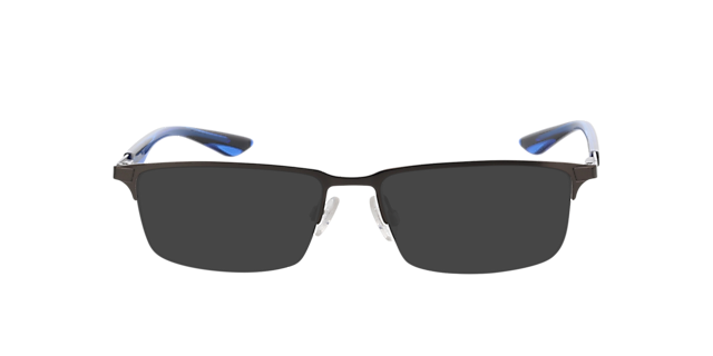 PU0064O Silber MetallEyeglass Frames von B24, mit getönten Gläsern