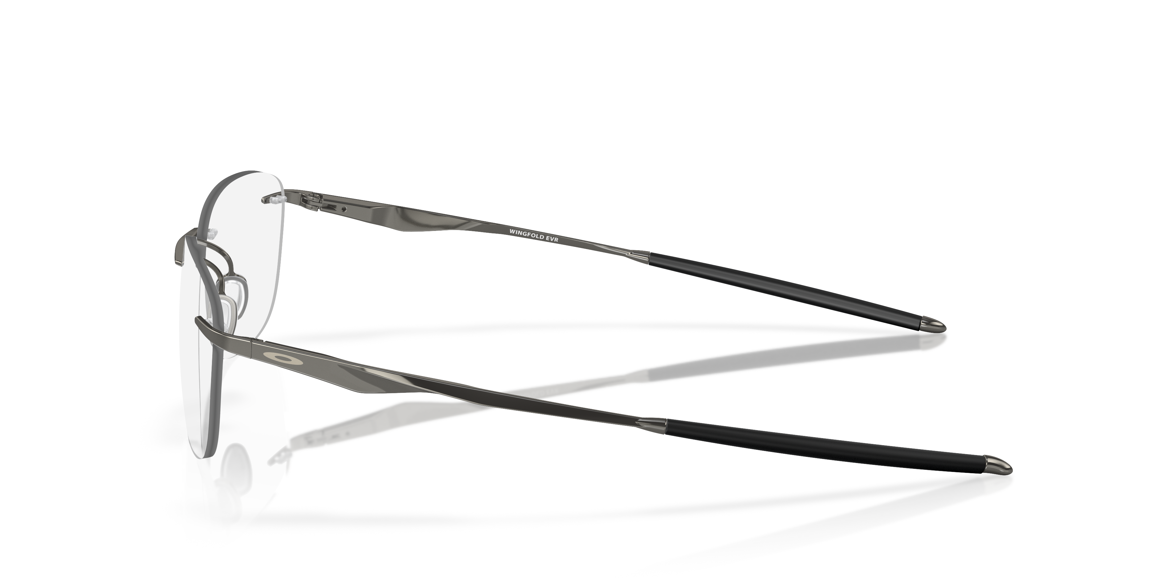 Wingfold™ EVR Cement TitaanEyeglass Frames van B24, Zijaanzicht