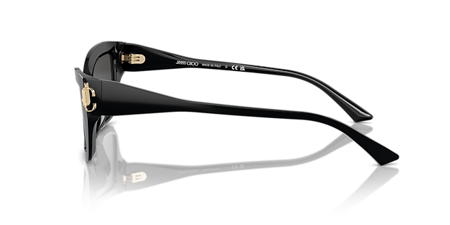 JC5011U Schwarz AcetatSunglass Frames von B24, Seitenansicht