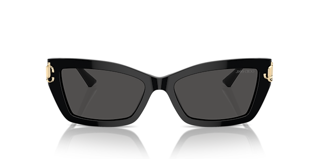 JC5011U Schwarz AcetatSunglass Frames von B24, Vorderansicht