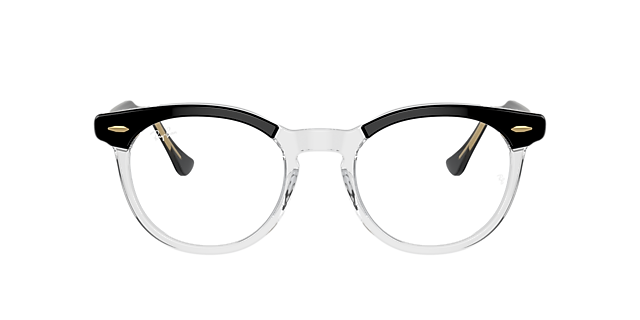 RB5598 Zwart op transparant AcetaatEyeglass Frames van B24, met getinte lenzen