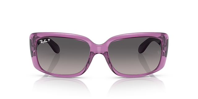 RB4389 Transparant violet KunststofSunglass Frames van B24, Vooraanzicht