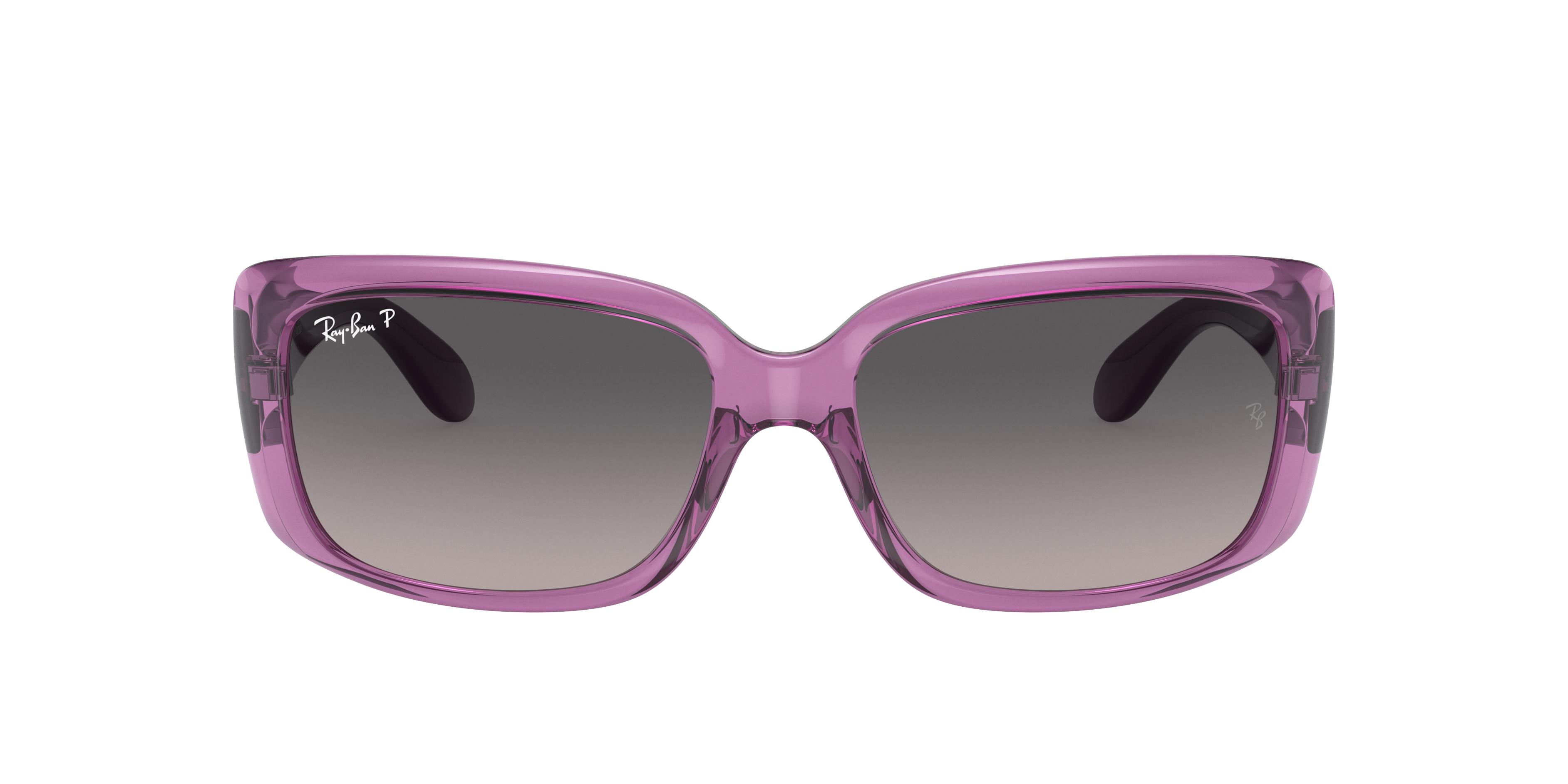 RB4389 Transparant violet KunststofSunglass Frames van B24, met getinte lenzen