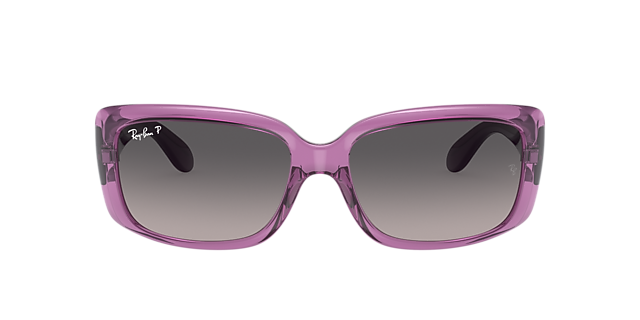 RB4389 Transparant violet KunststofSunglass Frames van B24, met getinte lenzen