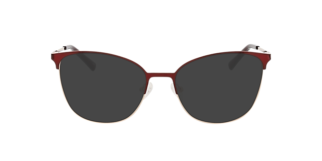 Yorkville Burgunder & Gold MetallEyeglass Frames von B24, mit getönten Gläsern