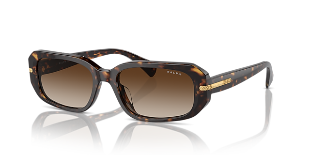 RA5311U Glänzendes Dunkelhavana AcetatSunglass Frames von B24, Dreiviertelansicht