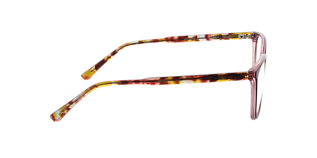 Milano Bilayer Crystal Burgundy AcetatEyeglass Frames von B24, Seitenansicht