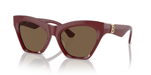 BE4420U Bordeaux AcetatSunglass Frames von B24, Dreiviertelansicht