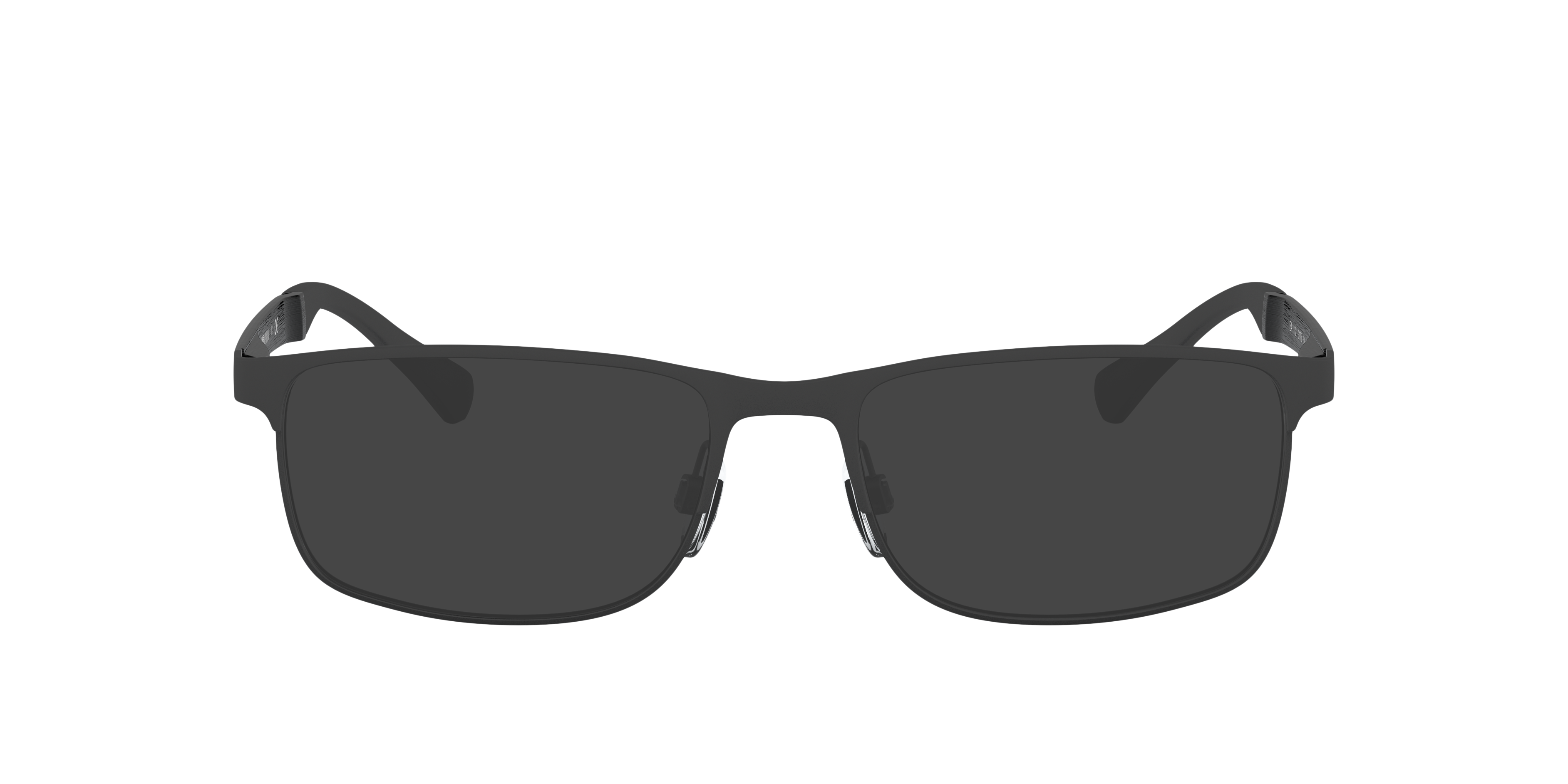 EA1112 Rubber Black MetallEyeglass Frames von B24, mit getönten Gläsern