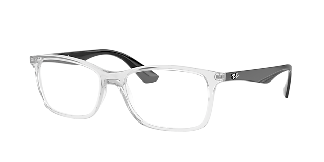 RB7047 Transparant KunststofEyeglass Frames van B24, Hoekweergave